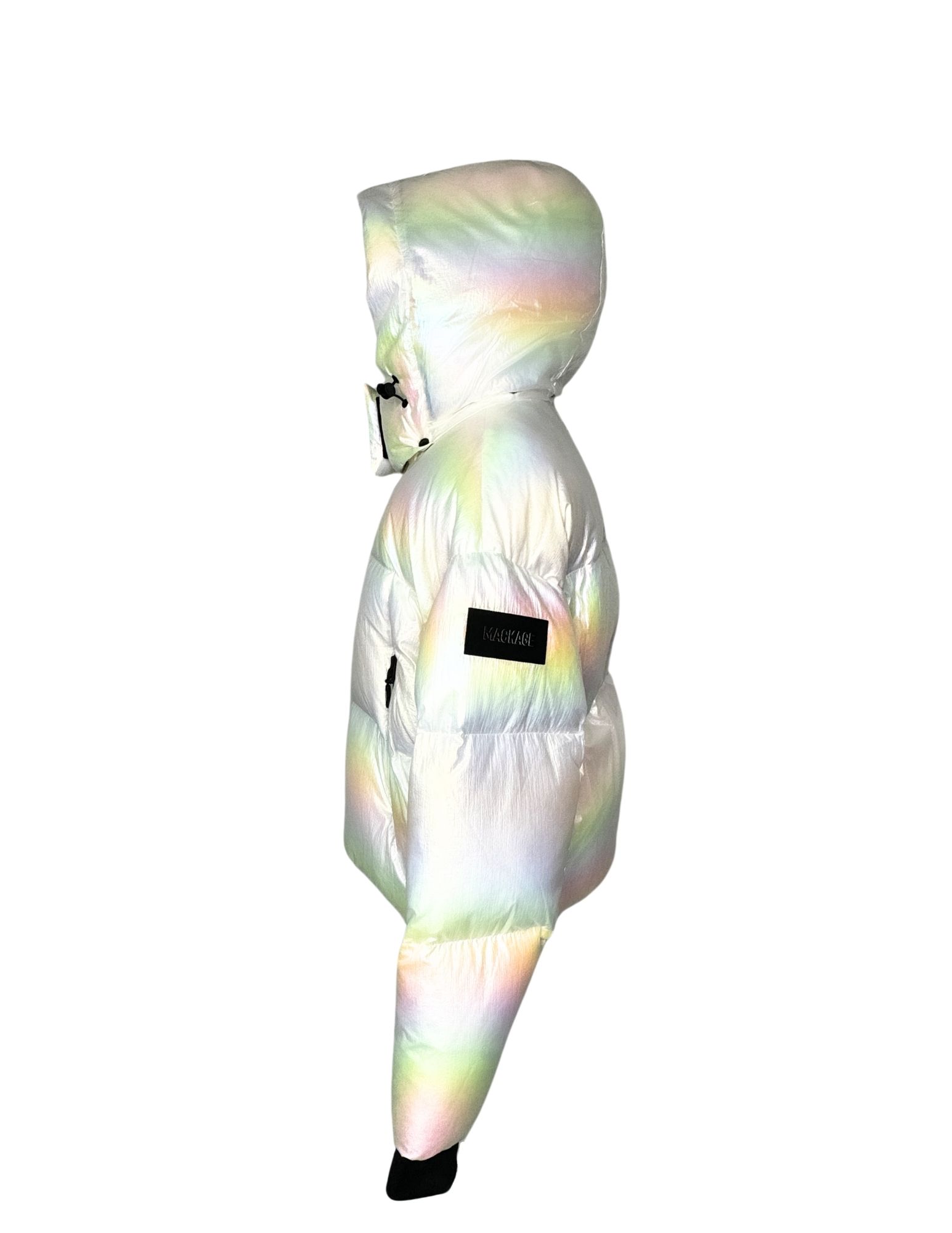 Mackage: Iridescent Puffer Jacket - Size 6 - Image 2