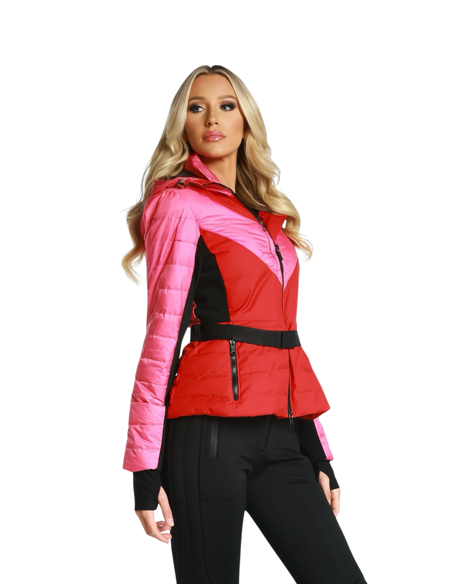 Erin Snow: Pink Red Chevron Jacket - Size 6 - Image 2